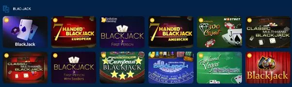 &ldquo;Mostbet Casino'da Blackjack&rdquo;